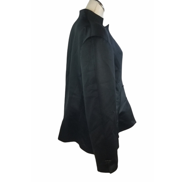 Victor Costa Size 24 Black Cocktail Blazer - Picture 4 of 7